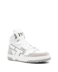 weiße hohe Sneakers aus Leder von Iceberg