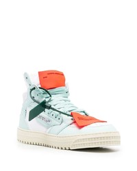 weiße hohe Sneakers aus Leder von Off-White