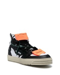 weiße hohe Sneakers aus Leder von Off-White