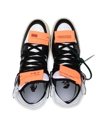 weiße hohe Sneakers aus Leder von Off-White