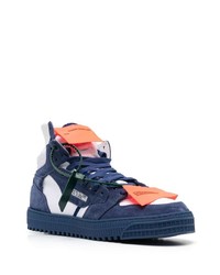 weiße hohe Sneakers aus Leder von Off-White