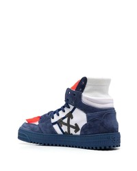 weiße hohe Sneakers aus Leder von Off-White