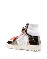 weiße hohe Sneakers aus Leder von Off-White