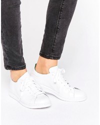 weiße hohe Sneakers aus Leder von adidas