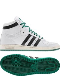 weiße hohe Sneakers aus Leder von adidas Originals