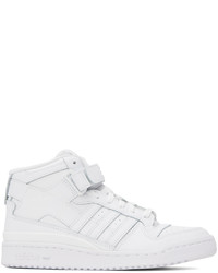 weiße hohe Sneakers aus Leder von adidas Originals