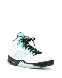 weiße hohe Sneakers aus Leder von Jordan