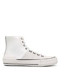 weiße hohe Sneakers aus Leder von AllSaints