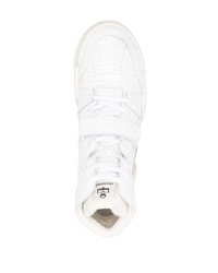 weiße hohe Sneakers aus Leder von Isabel Marant