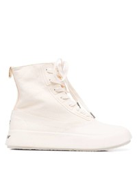 weiße hohe Sneakers aus Leder von Ambush