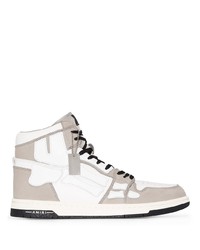 weiße hohe Sneakers aus Leder von Amiri