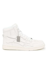 weiße hohe Sneakers aus Leder von Amiri