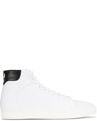 weiße hohe Sneakers aus Leder von Anya Hindmarch