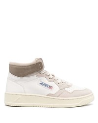weiße hohe Sneakers aus Leder von AUTRY