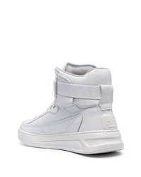 weiße hohe Sneakers aus Leder von Acne Studios