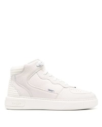 weiße hohe Sneakers aus Leder von Bally