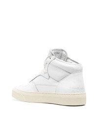 weiße hohe Sneakers aus Leder von Rhude