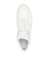 weiße hohe Sneakers aus Leder von Rhude