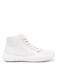 weiße hohe Sneakers aus Leder von Camper