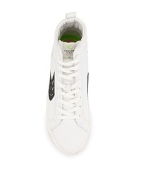 weiße hohe Sneakers aus Leder von Cariuma