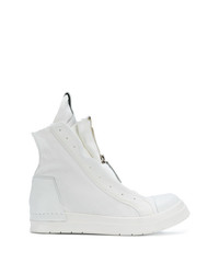 weiße hohe Sneakers aus Leder von Cinzia Araia