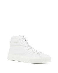 weiße hohe Sneakers aus Leder von Givenchy