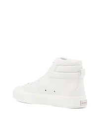 weiße hohe Sneakers aus Leder von Givenchy