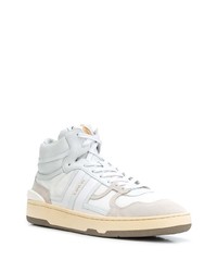 weiße hohe Sneakers aus Leder von Lanvin