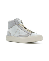 weiße hohe Sneakers aus Leder von Maison Margiela