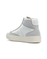 weiße hohe Sneakers aus Leder von Maison Margiela