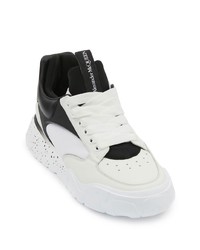 weiße hohe Sneakers aus Leder von Alexander McQueen