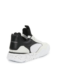 weiße hohe Sneakers aus Leder von Alexander McQueen