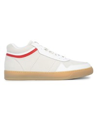 weiße hohe Sneakers aus Leder von Buscemi