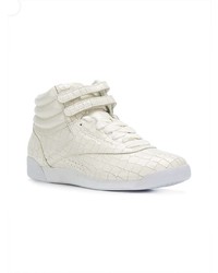 weiße hohe Sneakers aus Leder von Reebok