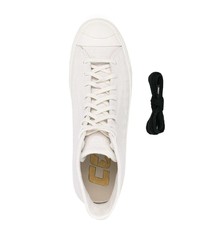 weiße hohe Sneakers aus Leder von Converse