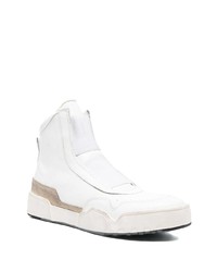 weiße hohe Sneakers aus Leder von Isabel Marant