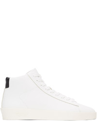 weiße hohe Sneakers aus Leder von Essentials