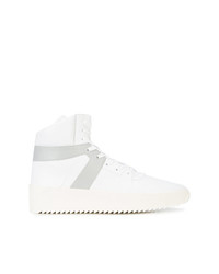 weiße hohe Sneakers aus Leder von Fear Of God