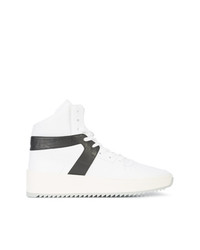 weiße hohe Sneakers aus Leder von Fear Of God