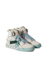 weiße hohe Sneakers aus Leder von Off-White