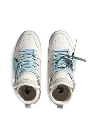 weiße hohe Sneakers aus Leder von Off-White