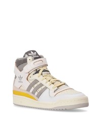 weiße hohe Sneakers aus Leder von adidas