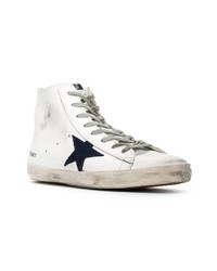 weiße hohe Sneakers aus Leder von Golden Goose Deluxe Brand