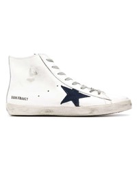 weiße hohe Sneakers aus Leder von Golden Goose Deluxe Brand