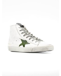 weiße hohe Sneakers aus Leder von Golden Goose Deluxe Brand