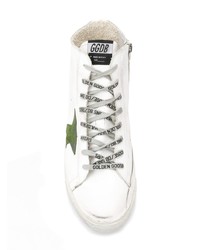 weiße hohe Sneakers aus Leder von Golden Goose Deluxe Brand