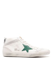 weiße hohe Sneakers aus Leder von Golden Goose