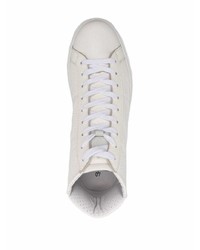 weiße hohe Sneakers aus Leder von Giorgio Brato