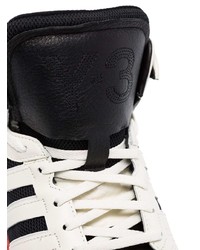 weiße hohe Sneakers aus Leder von Y-3