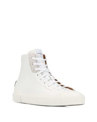 weiße hohe Sneakers aus Leder von Givenchy